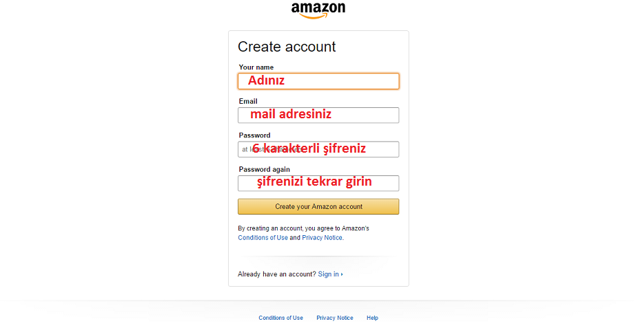 amazon dan alışveriş yapmak 2