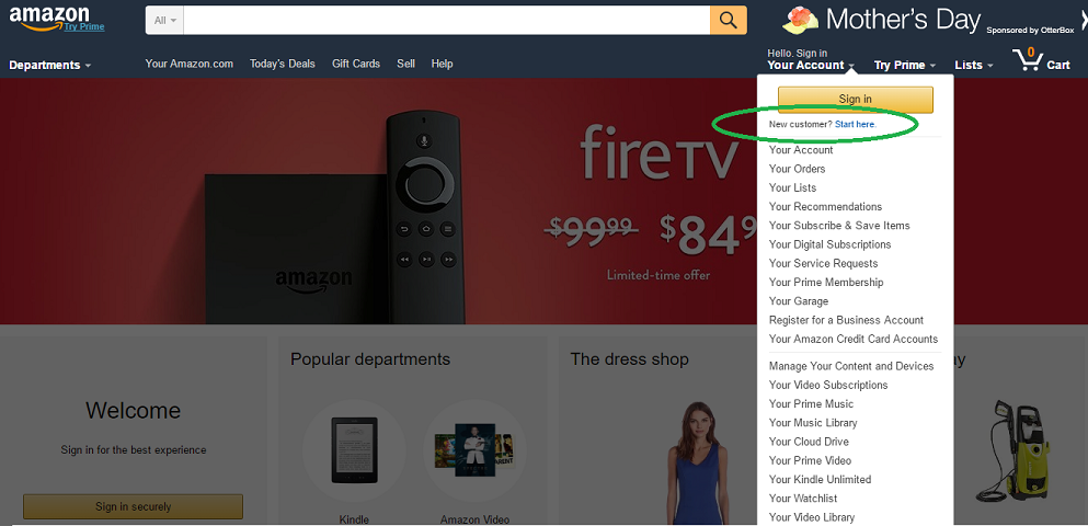 amazon dan alışveriş yapmak